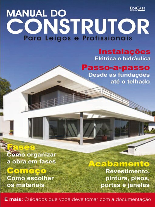 Title details for Manual do Construtor by EDICASE GESTAO DE NEGOCIOS EIRELI - Available